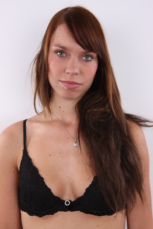 7. Download full pics of model Martina (21) from czechcasting.com