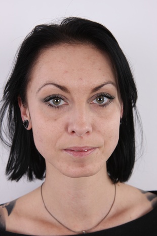 1. Download full pics of model Lucie (29) from czechcasting.com