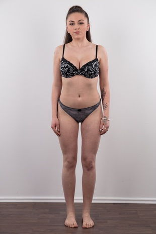 7. Download full pics of model Adela (20) from czechcasting.com