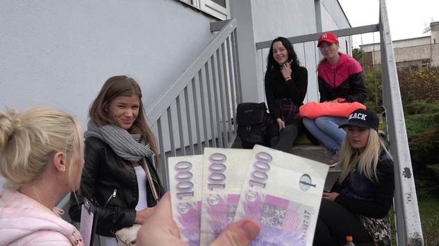Czech Couples: Beautiful student will do anything for money