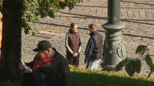 1. Download full pics of Busty beauty fucks in the Prague centre from czechexperiment.com