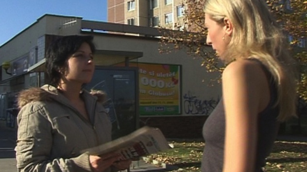 Czech First Video: Brunette's fucking premiere