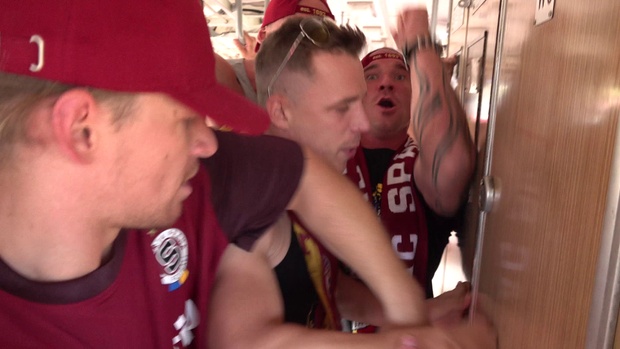 3. Download full pics of Football gangbang on a train from czechav.com