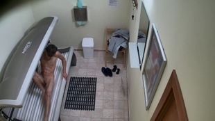 3. Download full pics of Inked Skinny Dude Gets Caught in the Buff from czechgaysolarium.com