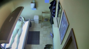 6. Download full pics of Beefy Daddy Shows Off in Solarium from czechgav.com