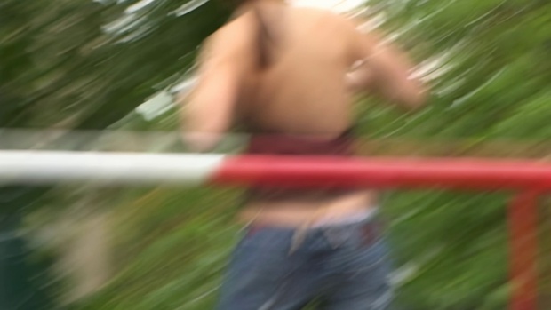 8. Download full pics of Tits Ambushed – A Perfectly Timed Rip from czechjacker.com