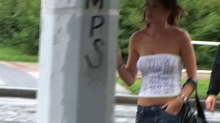 1. Download full pics of Tits in Rain – Wet, Tight, and Fully Exposed from czechav.com