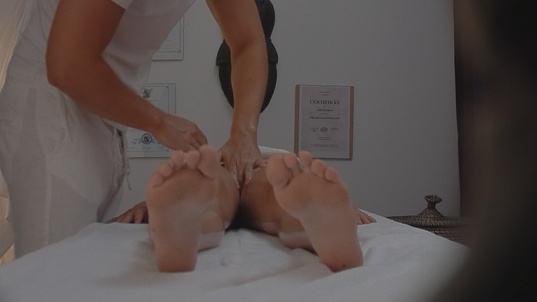 3. Download full pics of Teen Babe Demands a Pussy Rub from the Hot Masseur from czechmassage.com