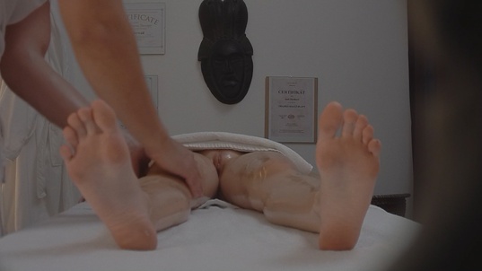 1. Download full pics of Big-Titted MILF Sucks Her Masseur Dry from czechmassage.com