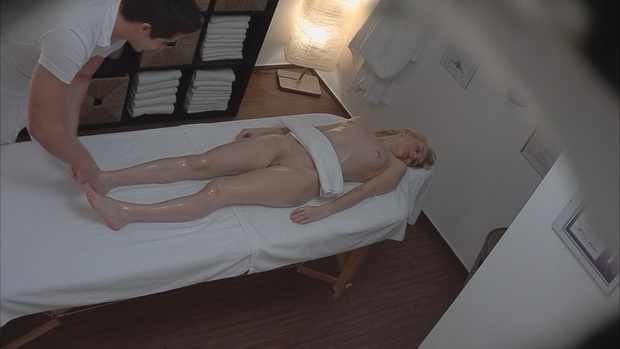 9. Download full pics of 18-Year-Old Blonde Moans as She’s Fingered to Ecstasy from czechmassage.com