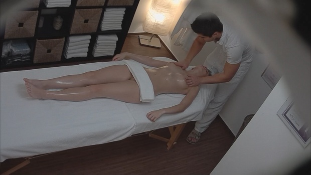 6. Download full pics of Brunette Beauty Seduces Her Masseur for an Intense Fuck from czechmassage.com