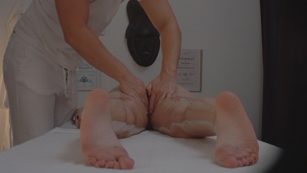 5. Download full pics of Brunette Babe Takes Her Masseur's Cock Deep Inside from czechmassage.com