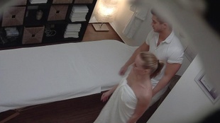 2. Download full pics of Naughty Teacher Fucks Her Masseur Until He Blows Everywhere from czechmassage.com