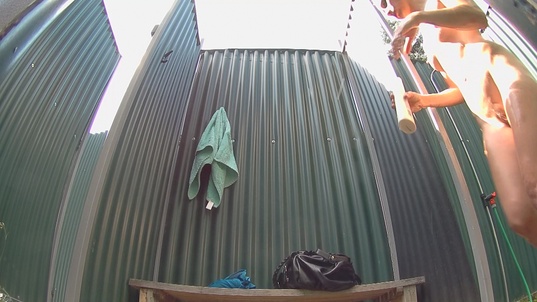 6. Download full pics of Offentlig brusebadfantasi med en våd brunette from czechav.com