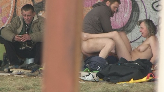 2. Download full pics of Homeless Couple Sex on Camera – Zero Shame! from czechav.com
