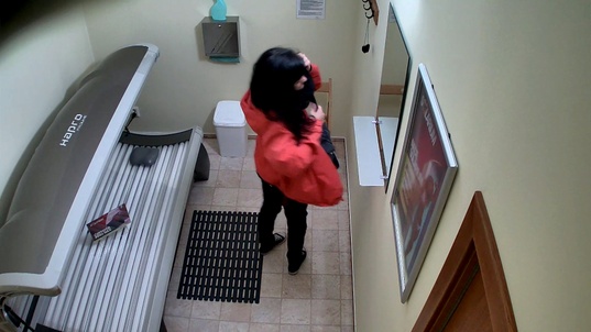 1. Download full pics of Girl Plays with Her Pussy in Solarium from czechav.com