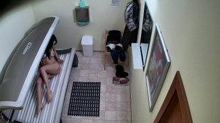 3. Download full pics of Brunette Loves Her Private Solarium Show from czechsolarium.com