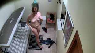 2. Download full pics of Ginger Teen Flashes Her Pussy in Solarium from czechsolarium.com