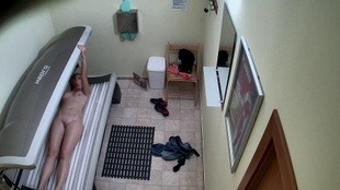 3. Download full pics of Ginger Teen Flashes Her Pussy in Solarium from czechsolarium.com