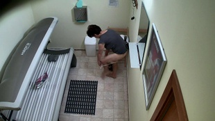 2. Download full pics of Hairy Goddess Caught in Solarium from czechsolarium.com