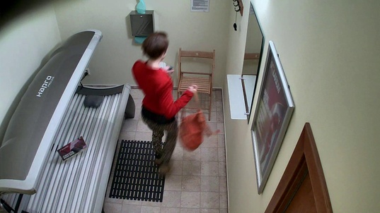 1. Download full pics of Young Brunette in the Solarium Again from czechsolarium.com