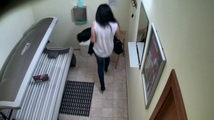 1. Download full pics of Dark-Haired Teen Lights Up the Solarium from czechsolarium.com