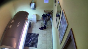 5. Download full pics of Brunette’s Tanning Session Turns Steamy from czechsolarium.com