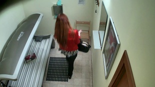 1. Download full pics of Sexy Redhead Lights Up the Solarium from czechsolarium.com