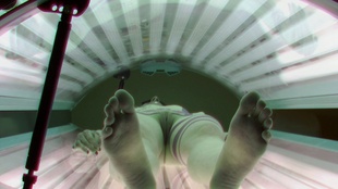 4. Download full pics of Tattooed Redhead Unwittingly Gets Filmed from czechsolarium.com