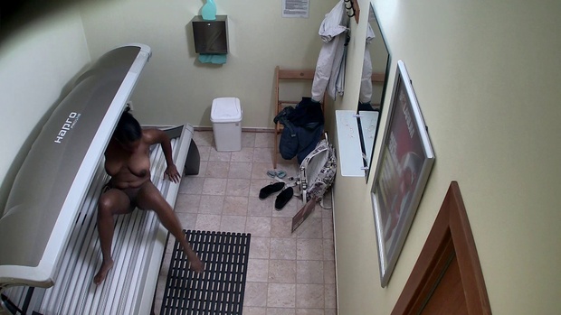 6. Download full pics of Slutty Blonde Gets Filmed in the Solarium from czechsolarium.com
