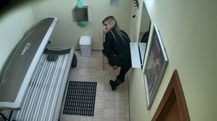 1. Download full pics of Busty Brunette Unknowingly Gets Filmed from czechsolarium.com