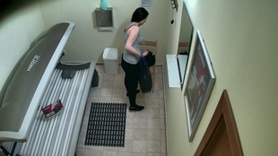 1. Download full pics of Naughty Girl Exposed in the Solarium from czechsolarium.com