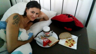 2. Download full pics of Secret mission - busty hostess from czechspy.com