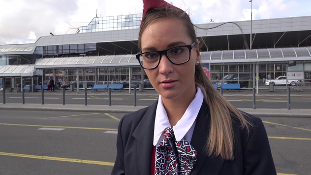 Czech Streets: Stewardess Andrea