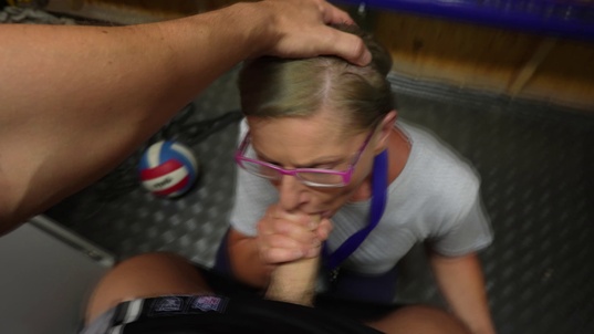 arm grip,indoor gym,kneeling pose,pink frames,forearm focus