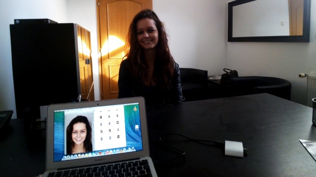 Czech Supermodels: Sylvie: Brunette Angel, Devil in the Sack