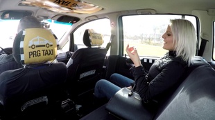 4. Download full pics of Busty blonde pussycat from czechtaxi.com