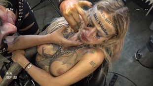 3. Download full pics of Forehead Tattoo from dirtysarah.com