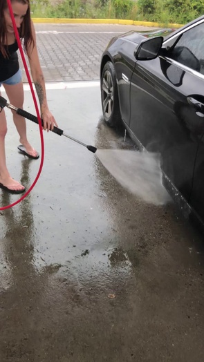 1. Download full pics of Car Wash Leads to Cock Polish – Cum and Shine! from nudz.com