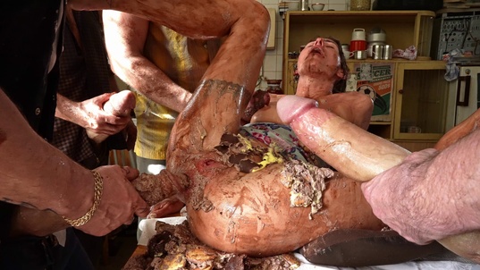 9. Download full pics of Stuffed, Smashed, Splattered – MILF’s Anal Nightmare from monstercockgang.com