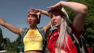 4. Download full pics of Russian Hitchhikers from goperv.com