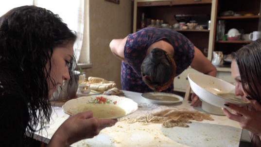 1. Download full pics of Messy Kitchen Mayhem from perversefamily.com