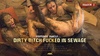 Poster of Dirty Bitch Fucked in Sewage