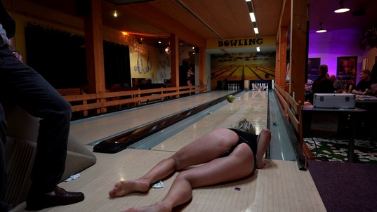 3. Download full pics of Kinky Bowling Night with a Busty MILF from perversefamily.com
