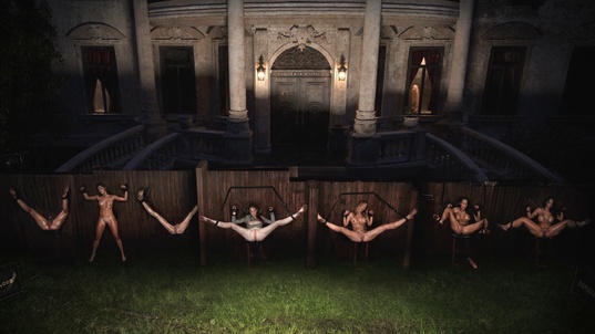 1. Download full pics of Perverse Women at the Gloryhole Wall from goperv.com