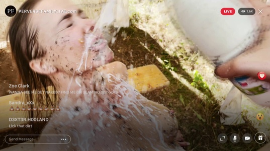 3. Download full pics of Pissing Down the Throat from perversefamilylive.com