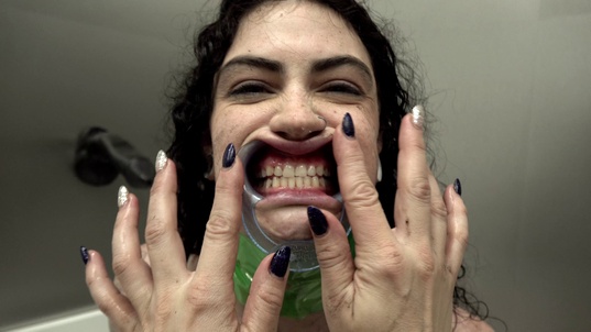 2. Download full pics of Goth Jelly Dinner from powerfetish.com