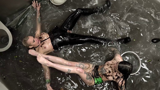 12. Download full pics of Double Sided Fun in Slime from goperv.com