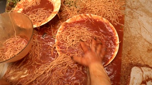 1. Download full pics of Eveline and Brittany Fuck with Food from powerfetish.com