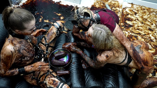 3. Download full pics of Chocolate Anal Squirt from powerfetish.com